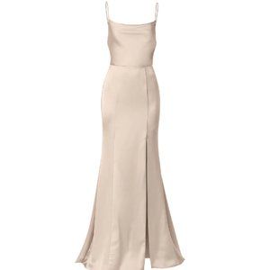 Amsale Chloe Dress in Champagne